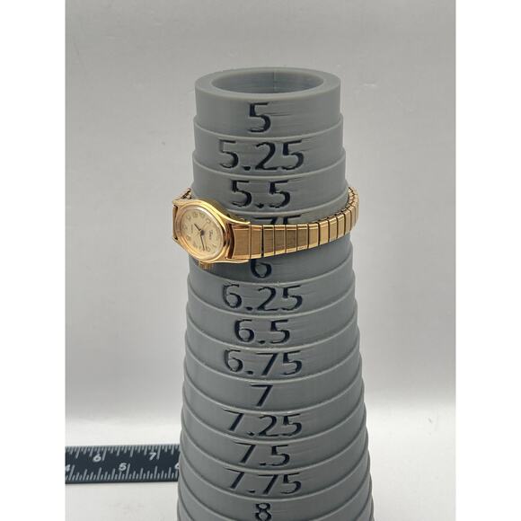 VTG Timex BA Cell Womens Petite Watch 18mm New Battery - Stretch Expansion Band - Picture 8 of 8